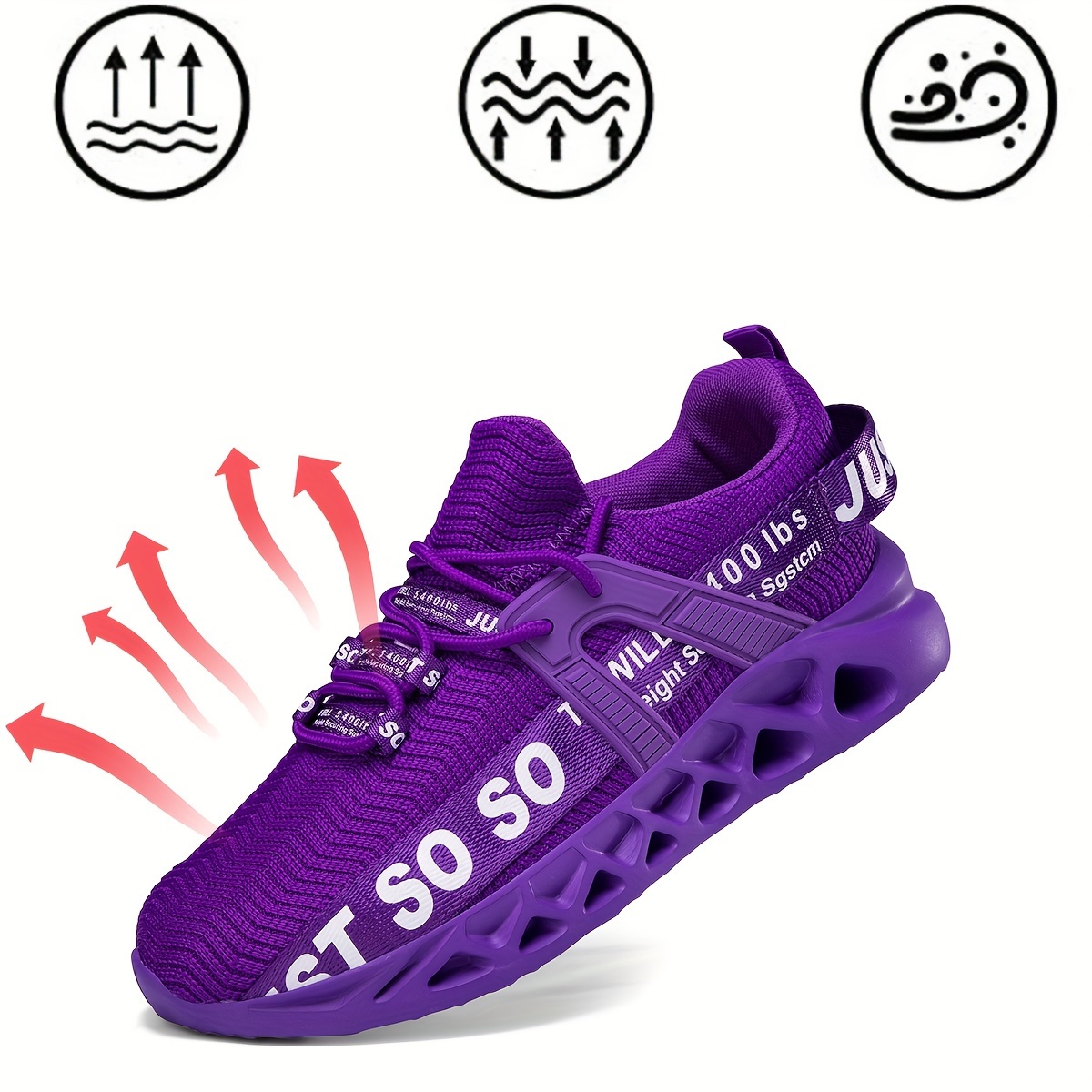 Mens Trendy Breathable Lace Up Blade Sneakers Casual Walking Running Shoes  With Assorted Colors For Halloween | Check Out Today's Deals Now | Temu