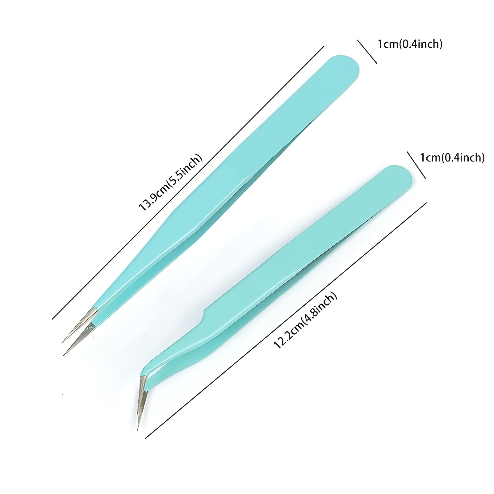 Macaron Stainless Steel Tweezers For Sticker Scrapbooking - Temu