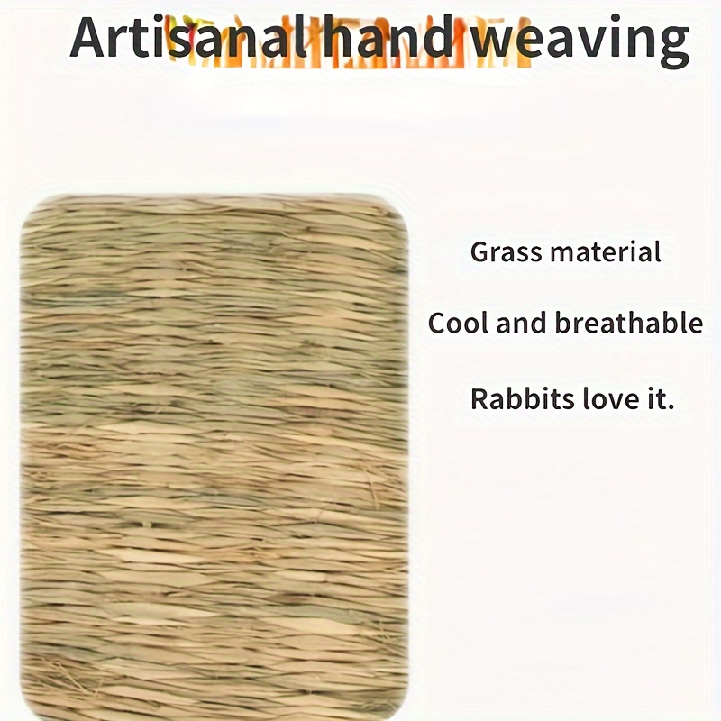 Pet Grass Mat For Hamster Rabbit Dutch Pig Grind Teeth Grass Nest