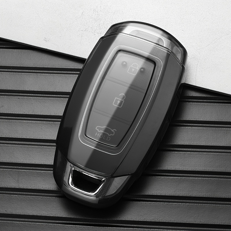  WENHENI for Hyundai Key Fob Cover Key Fob Shell with Bling  Keychain Fit for Hyundai Ioniq 6 Grandeur GN7 KONA 2023 2024 Smart Key  (A-White-5b) : Automotive