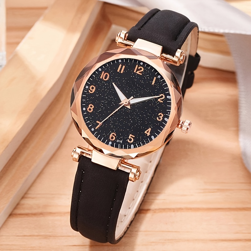 1pc White Rubber Strap Fashionable Round Dial Quartz Watch For