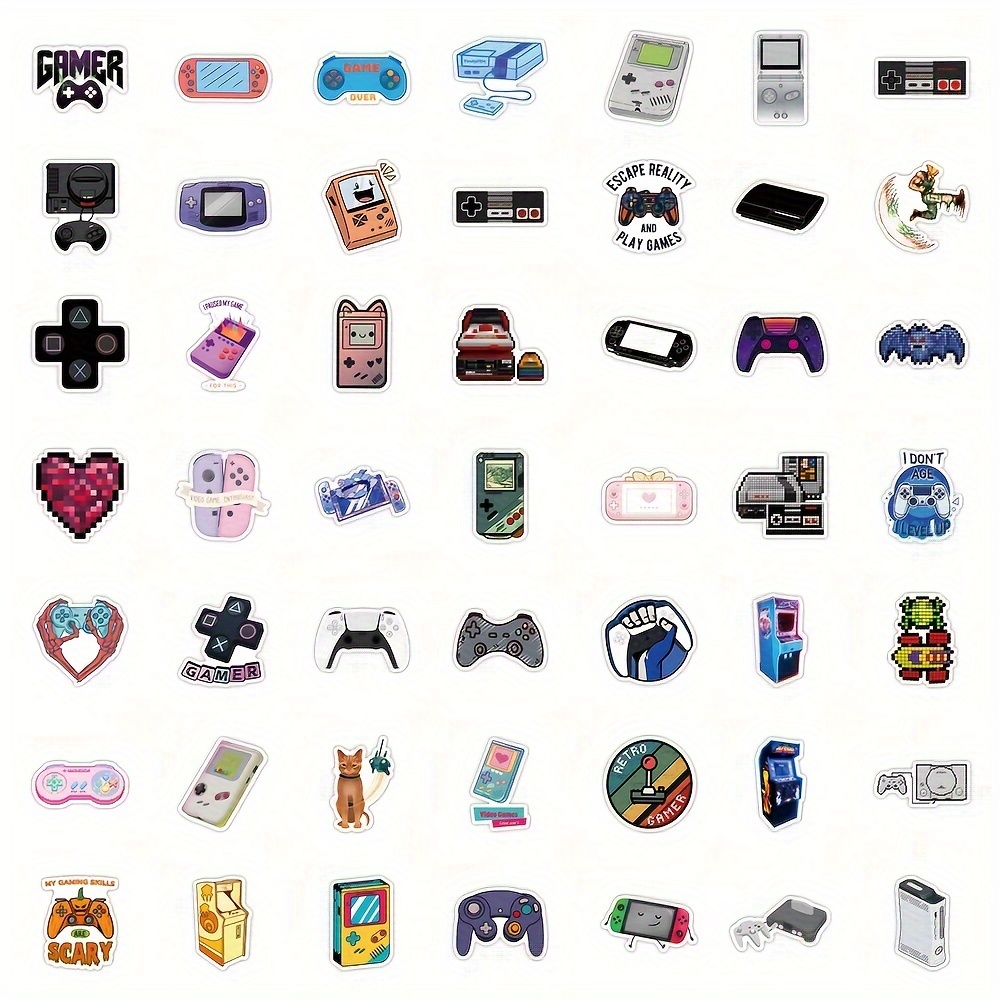 50pcs Video Game Stickers for Boys Kids Gamer Stickers for Water Bottles  Boys Game Vinyl Stickers for Boys Gaming Stickers Pack : : Toys &  Games