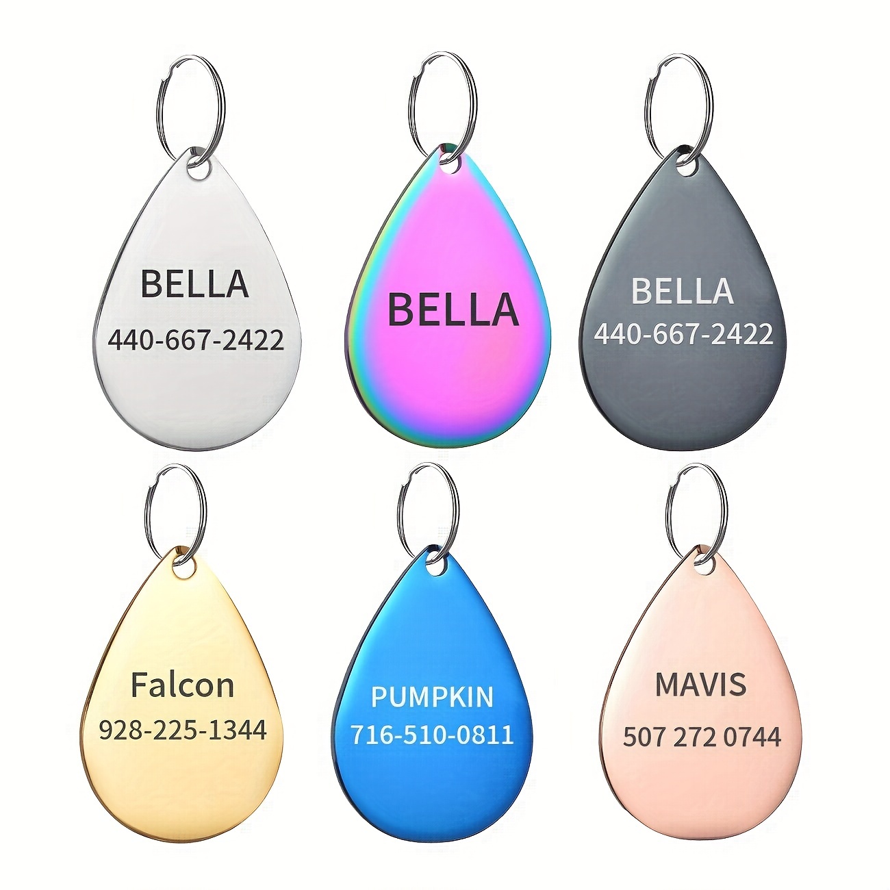 Custom Engraved Pet Tags Personalize Your Dog Or Cat's - Temu