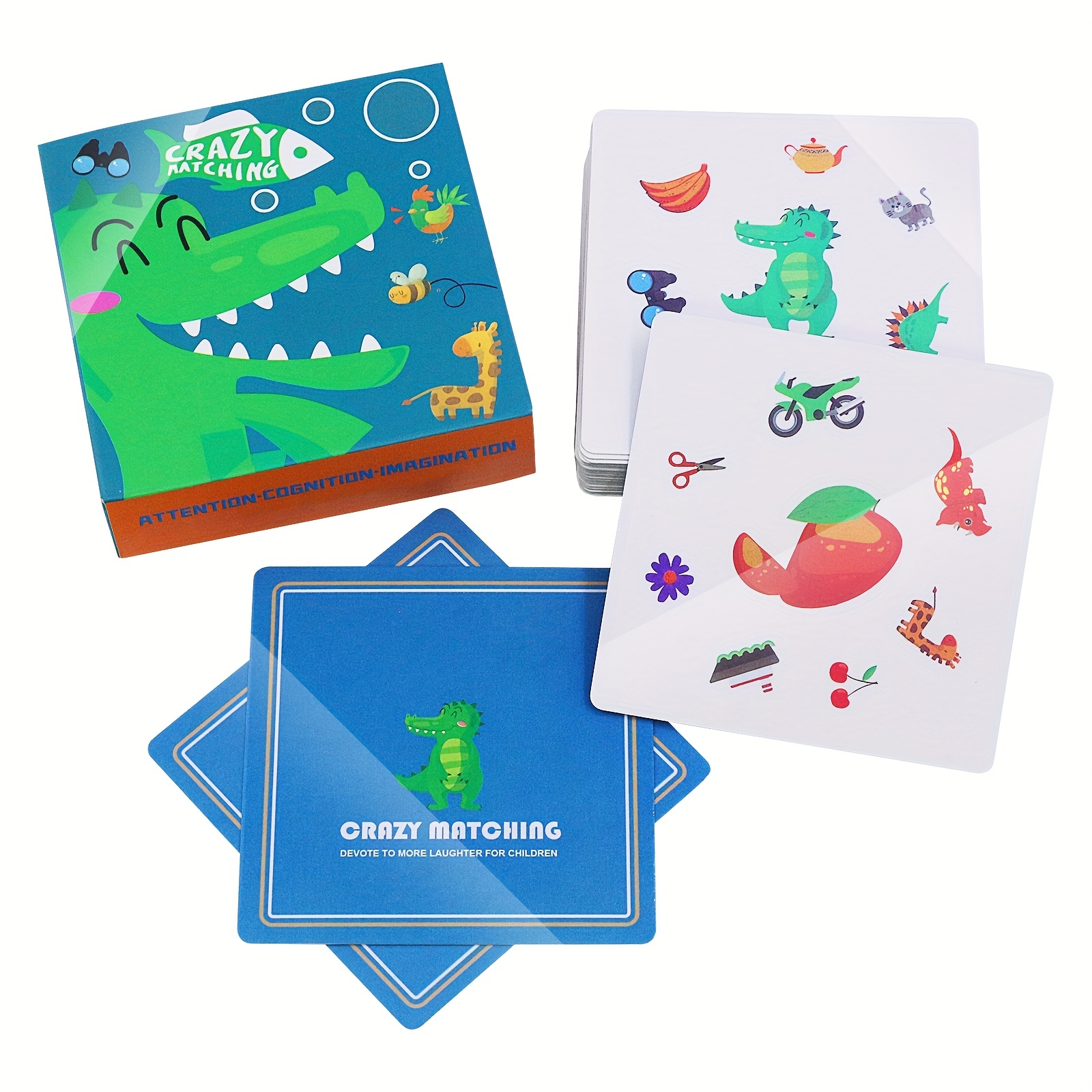 Amagogo Jogos de cartas de correspondência de memória com 54 cartas,  Conjunto de cartas