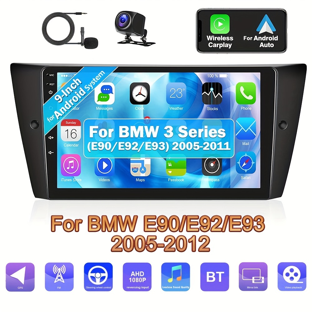 For Android 11 For E90 E91 E92 E93 2005 2021 Carplay - Temu
