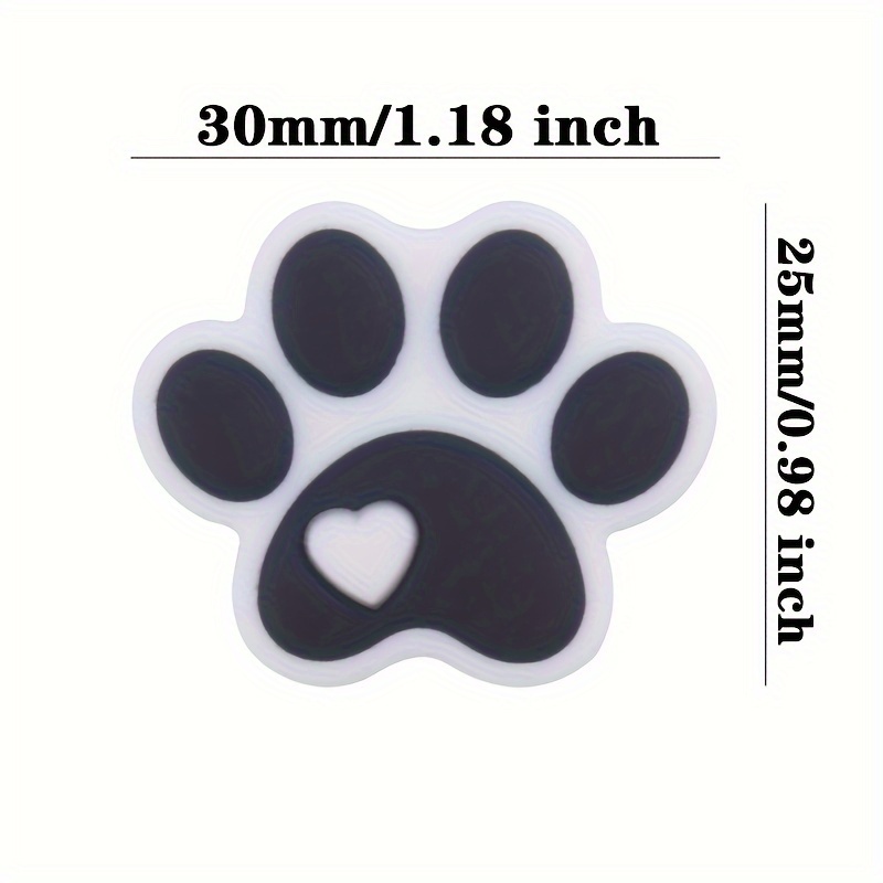 Pet Paw Silicone Focal Bulk Beads For Jewelry Making Diy - Temu