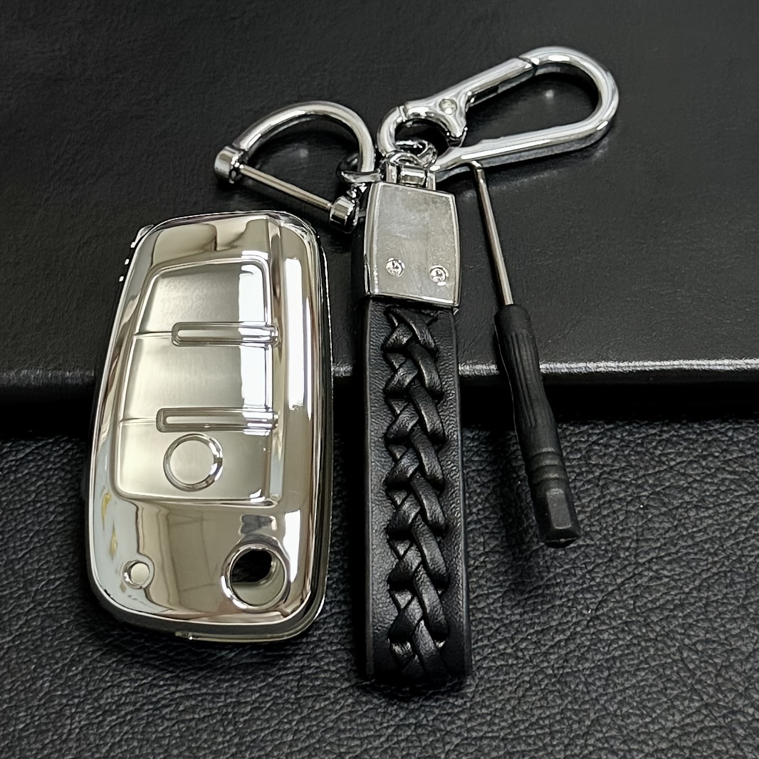 Cover Portachiavi Con Portachiavi Per Audi A1 A3 Q3 Q7 R8 A6L TT Smart Key  Protector