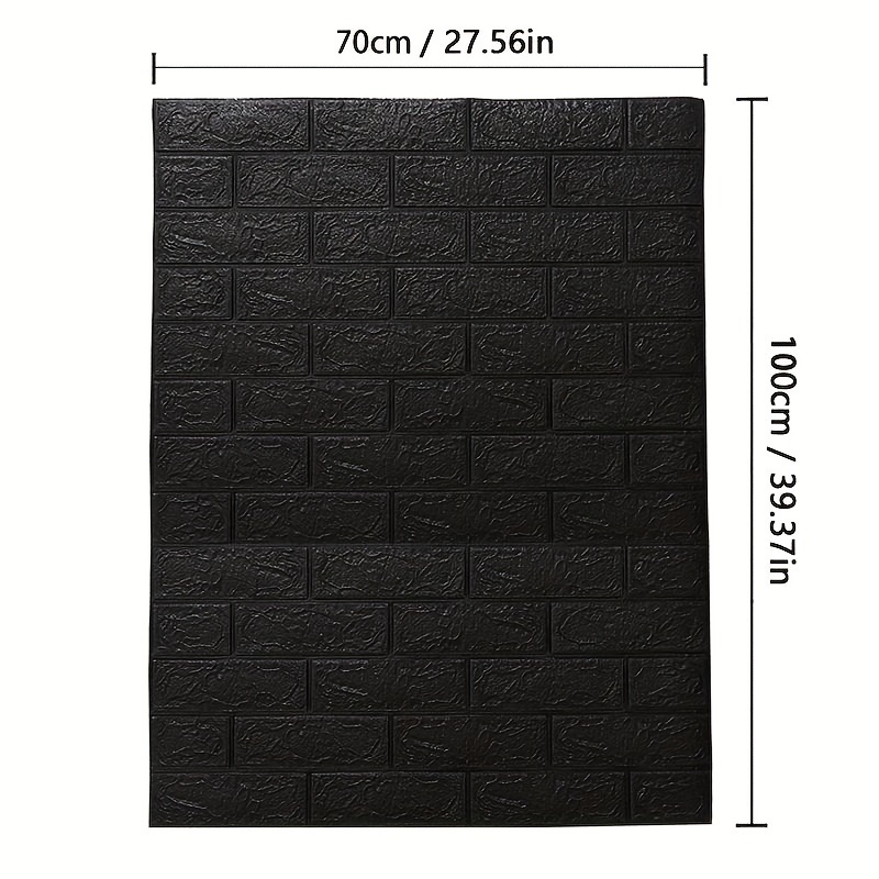 Jhai-Mhin Shop - DIY Self Adhensive 3D wall sticker Brick Living Room Decor  Foam Waterproof Wallpaper wall paper adhesive wall decor ₱18 - ₱32 ONLY You  can buy this here:  Product