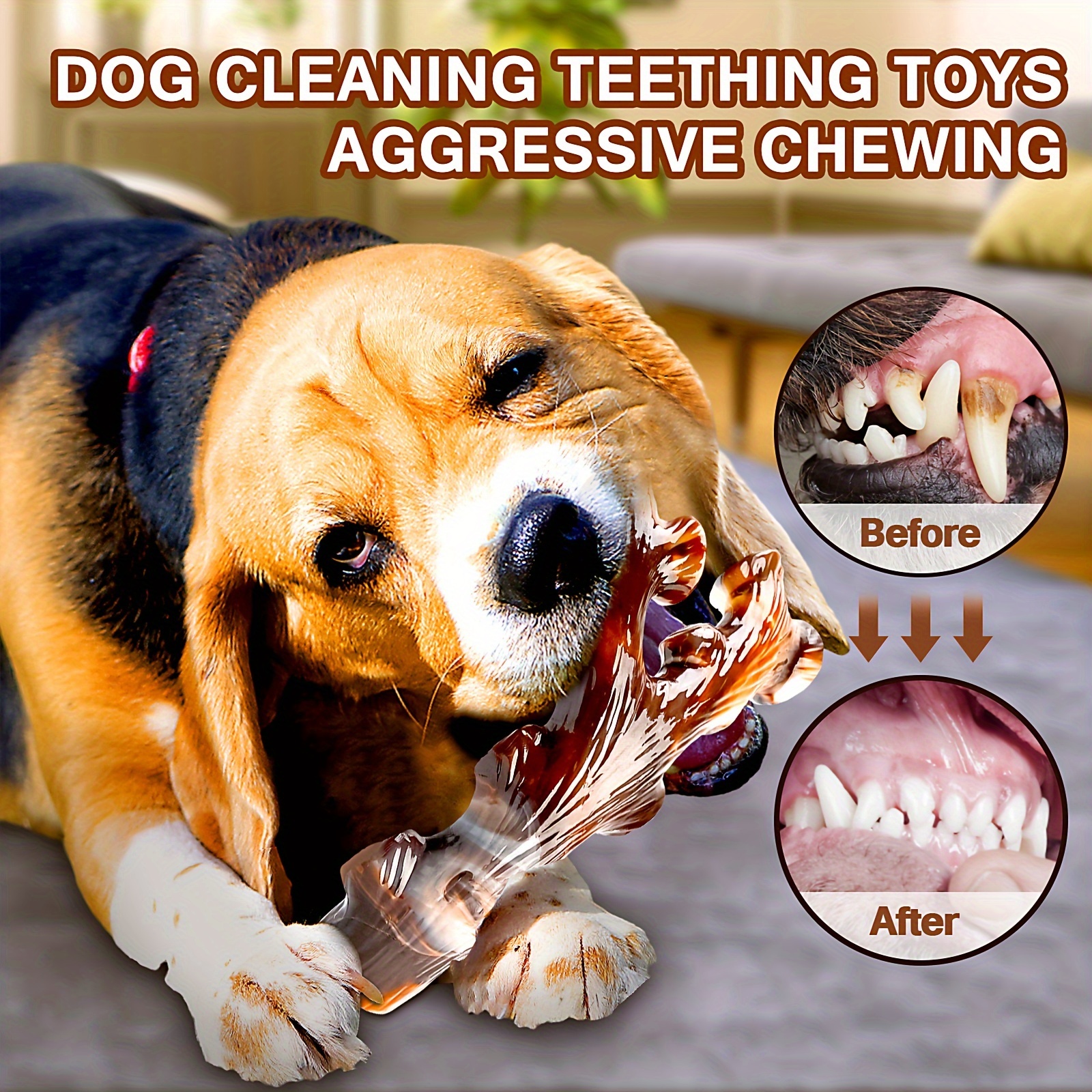 Dog Chew Toys For Aggressive Chewers Indestructible Durable - Temu