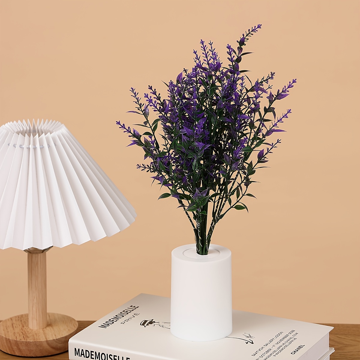 Vikakiooze Night Light Mother's Day Gift - Birthday Gift/Holiday Gift-Small Wildflower Lamp Lights , Desk Lamp LED Simulation,Night Light with Vase