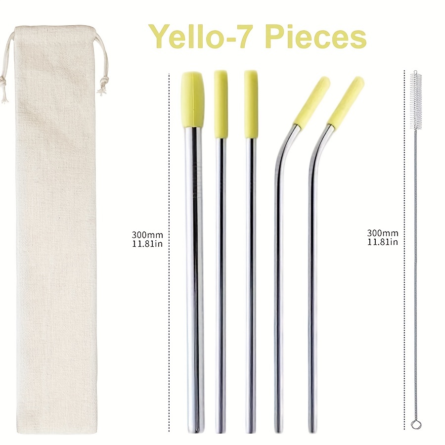 Reusable Metal Straws - Straight