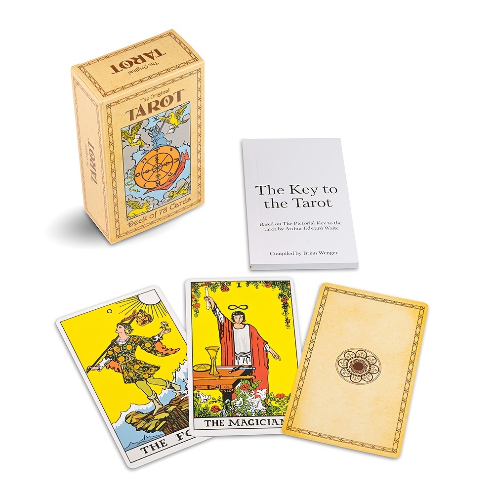 78 Tarrot Cards Rider Waite Tarot Card Tarot Cards and Book for Beginners  Set