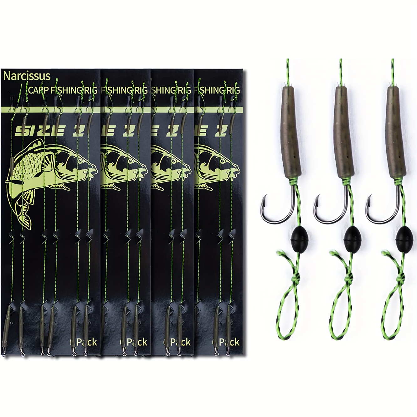 Carp Fishing Hair Rigs High Carbon Steel Curved Barbed Hooks - Temu