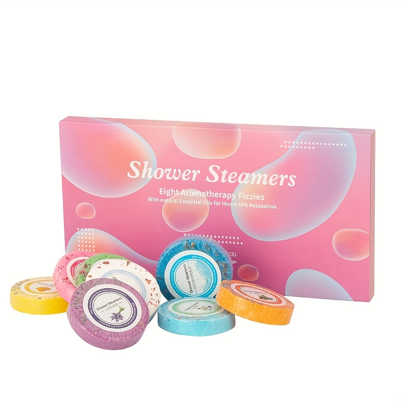 Shower Steamers Aromatherapy & Bath Bombs 8 Pcs Gift Set