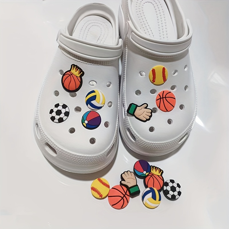 Basketball Croc Charms Decorations Pvc Shoes Charm For Croc - Temu