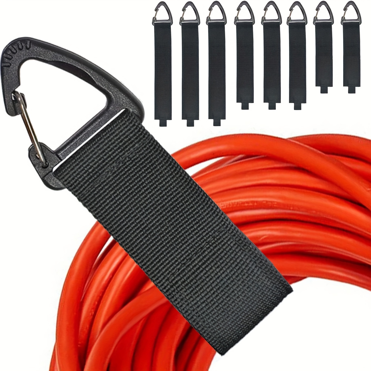 Heavy-Duty Wrap-It Storage Straps (Assorted 6 Pack) - Hook and Loop  Extension Cord Organizer, Holder, Cord Wrap, for Cables, Hoses, Rope, Boat,  RV and