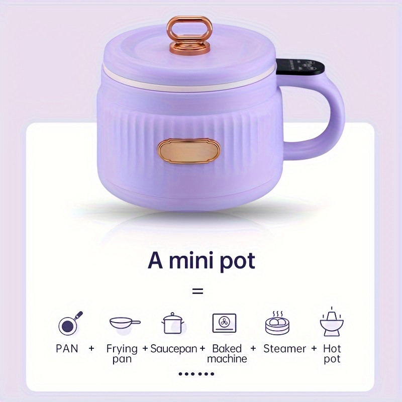 Mini Rice Cooker, Small Multi-functional Home Dormitory Instant Noodles  Cooking Pot, Mini Electric Cooker, Non-stick Cooker, Cookware, Kitchenware,  Kitchen Accessories Kitchen Stuff Small Kitchen Appliance Back To School  Supplies - Temu