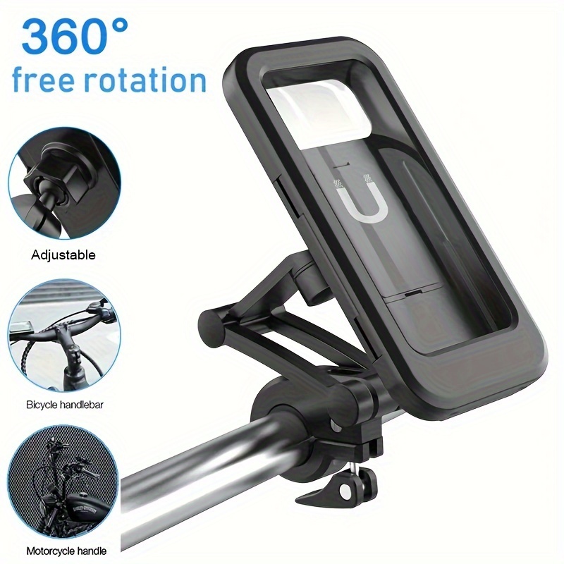 Jletoli Aluminum Alloy Bike Phone Holder 360 Degree Rotation - Temu