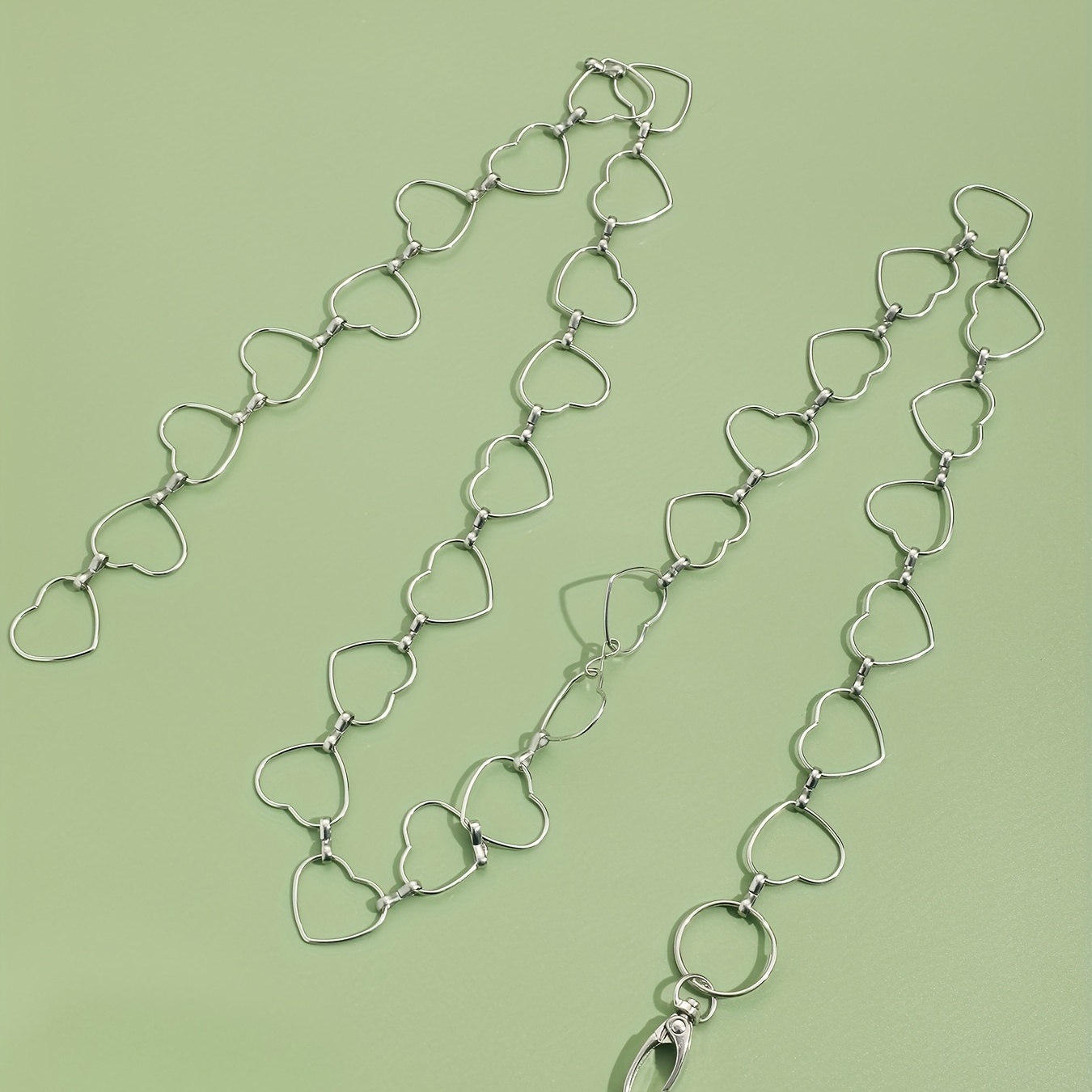 Long Adjustable Hollow Star Shape Waist Chain Belt, Y2K Style