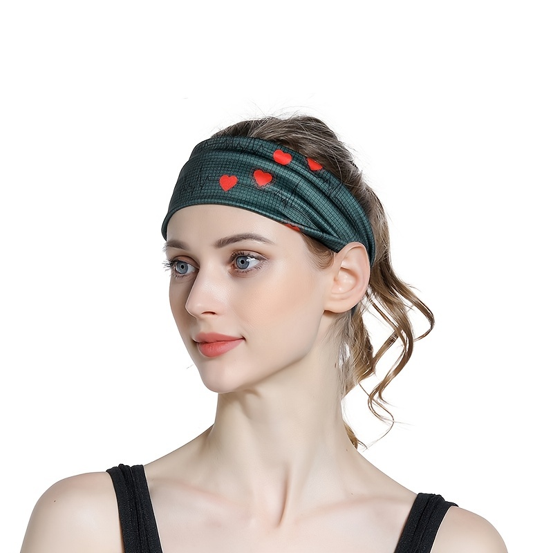 Medical Print Sports Hair Bands Sweat Absorption Fitness Running Yoga  Stretchy Headbands - Sports & Outdoors - Temu