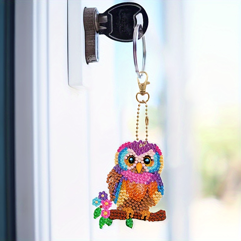 Diamond Painting Keychain Diy Cute Bird Artificial Diamond Art Key Car  Keychain Accessory Crystal Artificial Diamond Art Keychain Diy Keychain  Pendant Holiday Party Gift Set - Temu