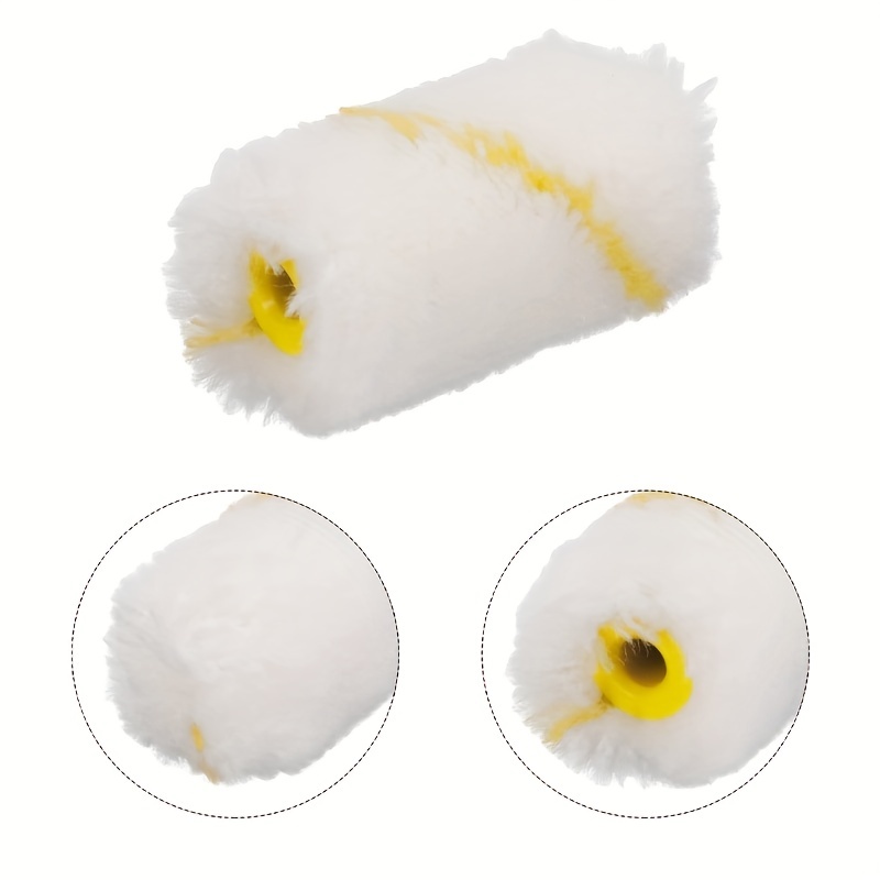 2pcs 3cm/1.2Inch Mini Paint Rollers For Touch Up Trim Edge Or Corner, Extra  Small Paint Wool Brushes, Tiny Painting Tool