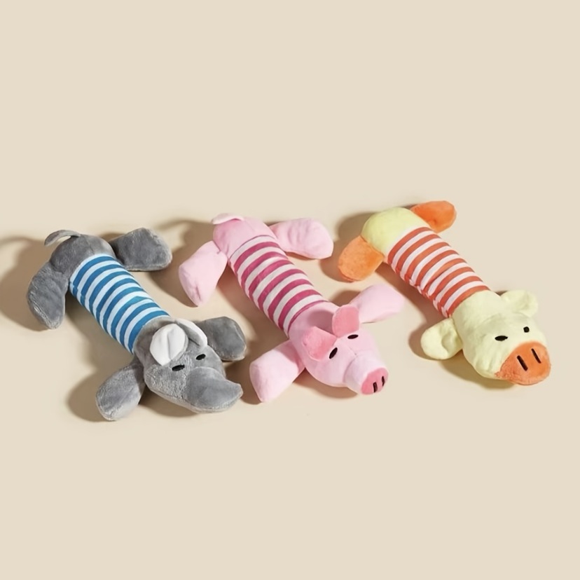 Pig Elephant Design Dog Toys Squeaky Dog Chew Durable Toys - Temu