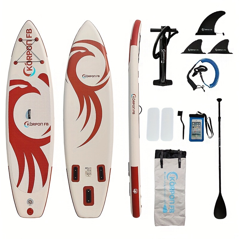 Inflatable Stand Up Paddle Boards With SUP Paddle Board Accessories, Wide  Stable Design, Non-Slip Comfort Deck For Youth & Adults