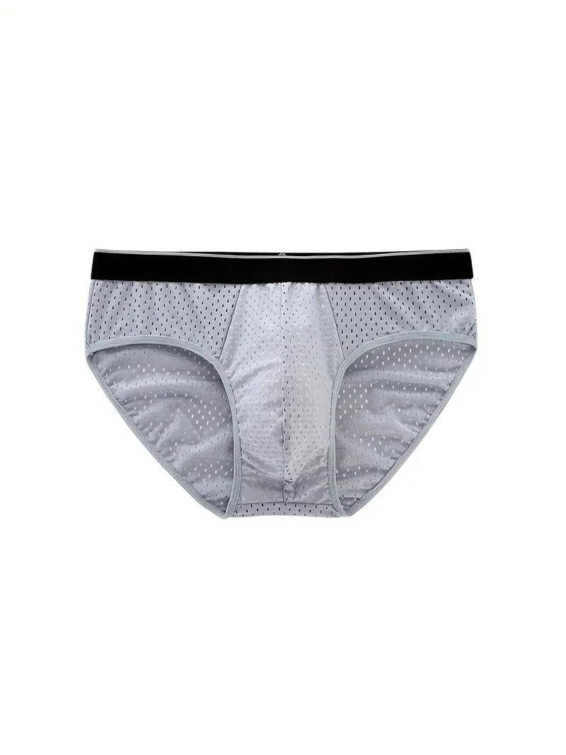 Jewyee Men's Ice Silk Underwear Breathable Soft Ultra-Thin Mesh Boxer Briefs ,Jewyee Mens Ice Silk Underwear (Light Grey,XL) : : Clothing,  Shoes & Accessories