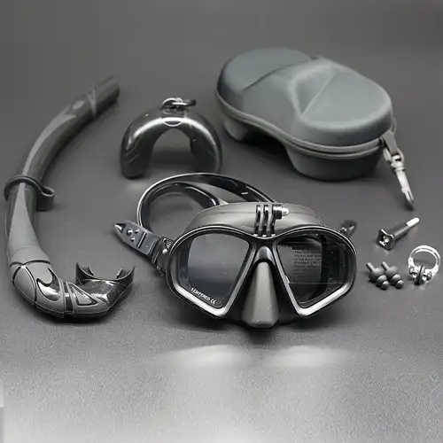 Gafas de natación para hombre y mujer, montura grande, deportes para  adultos, impermeables, de silicona, gafas de natación (color plateado y  negro