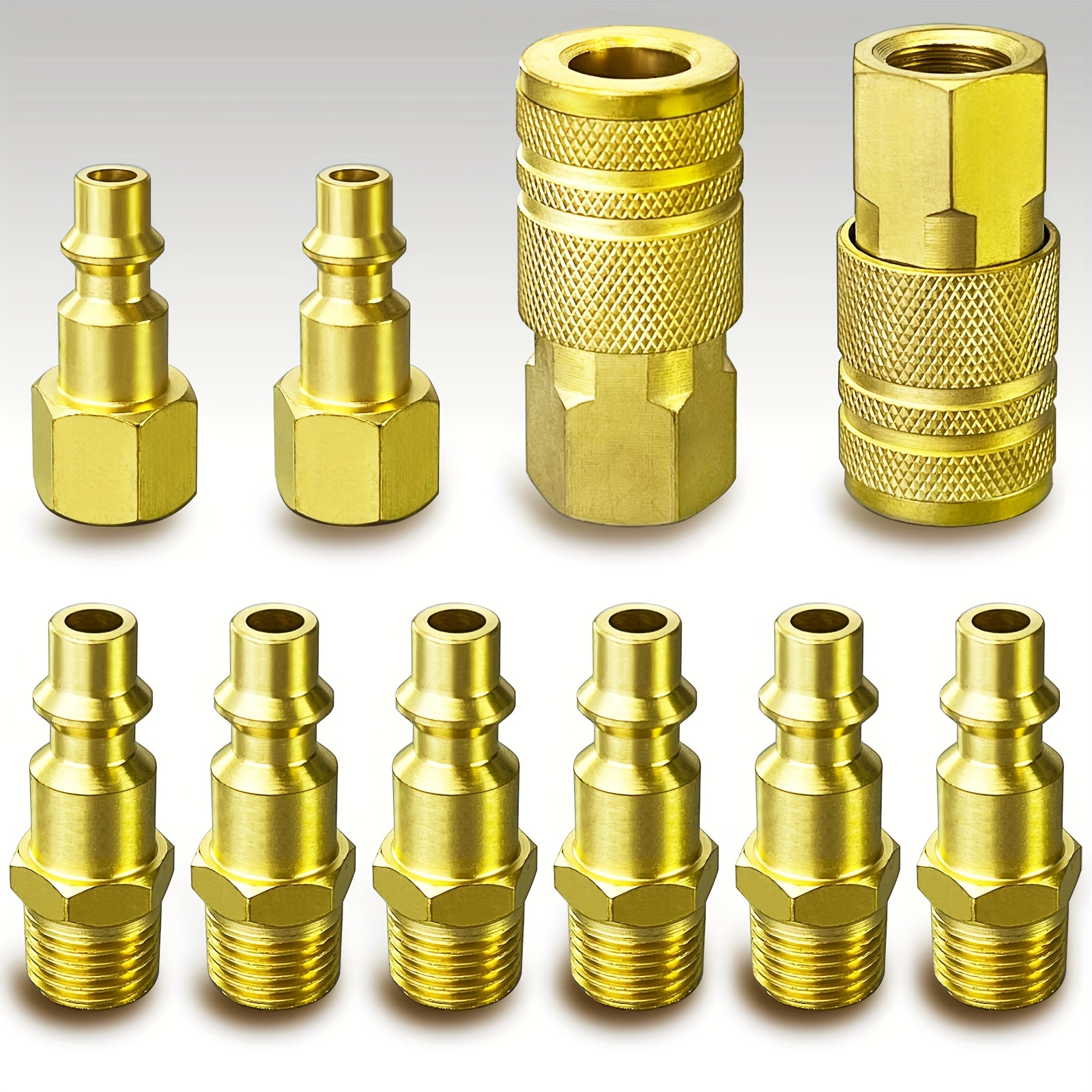 60pcs 4mm Tube OD Brass Compression Sleeves Ferrules Brass Ferrule Fitting