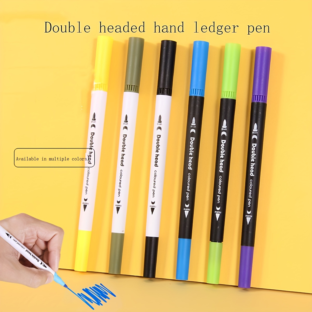 12 color double head watercolor pen