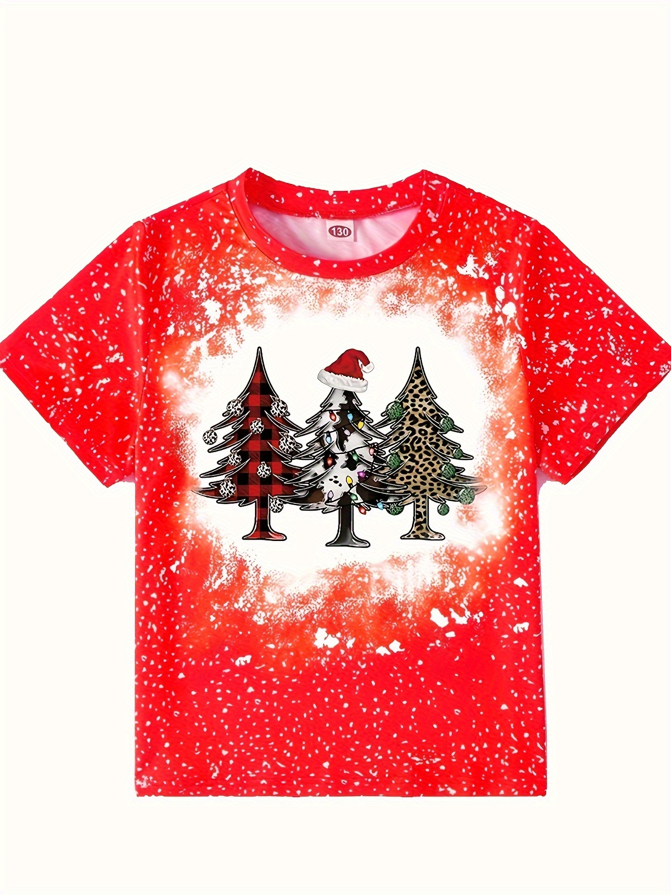 Camiseta Manga Corta Niño Cara Muñeco Nieve Navidad - Temu