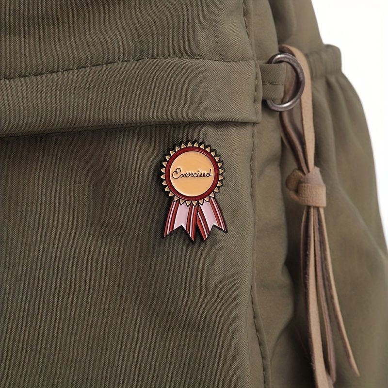 Brave Badge Enamel Pins Encourage Quote Button Bag Hat Backpack Brooch  Lapel Pin Gifts For Men - Temu Germany