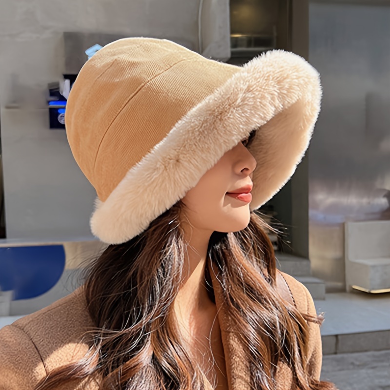 Comprar Gorro de pescador cálido y suave informal para mujer