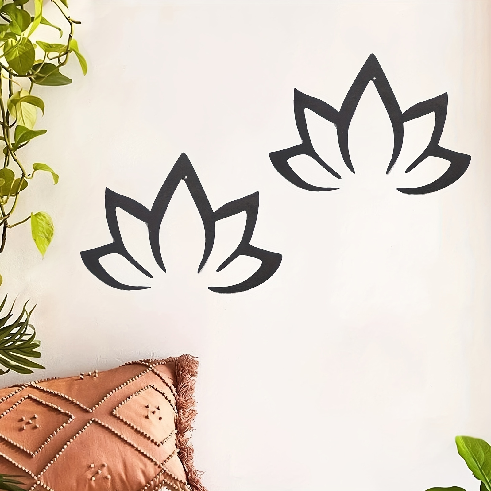 Large Metal Mandala Wall Decor Unique Lotus Flower Wall Art - Temu