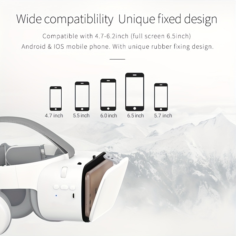  Vecot VR Auriculares Realidad Virtual VR 3D Gafas VR Set Incl 3D  Gafas de realidad virtual (blanco) : Videojuegos