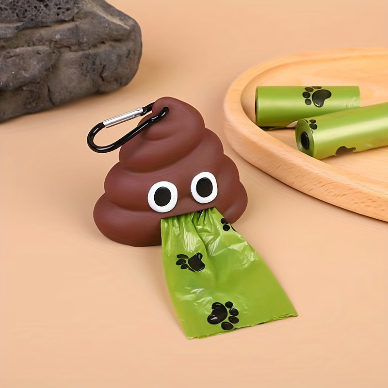 Portable Dog Poop Biodegradable Bag Dispenser Pouch Pet Puppy Cat Pick Up  Poop Bag Holder Pets Supplies Garbage Bags