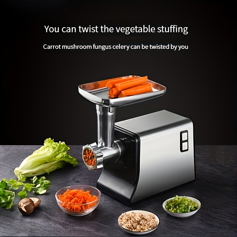 Eu Plug Household Electric Shredded Vegetable And Meat Grinder, Fully  Automatic Multifunctional Sausage Machine, Small Size - Temu