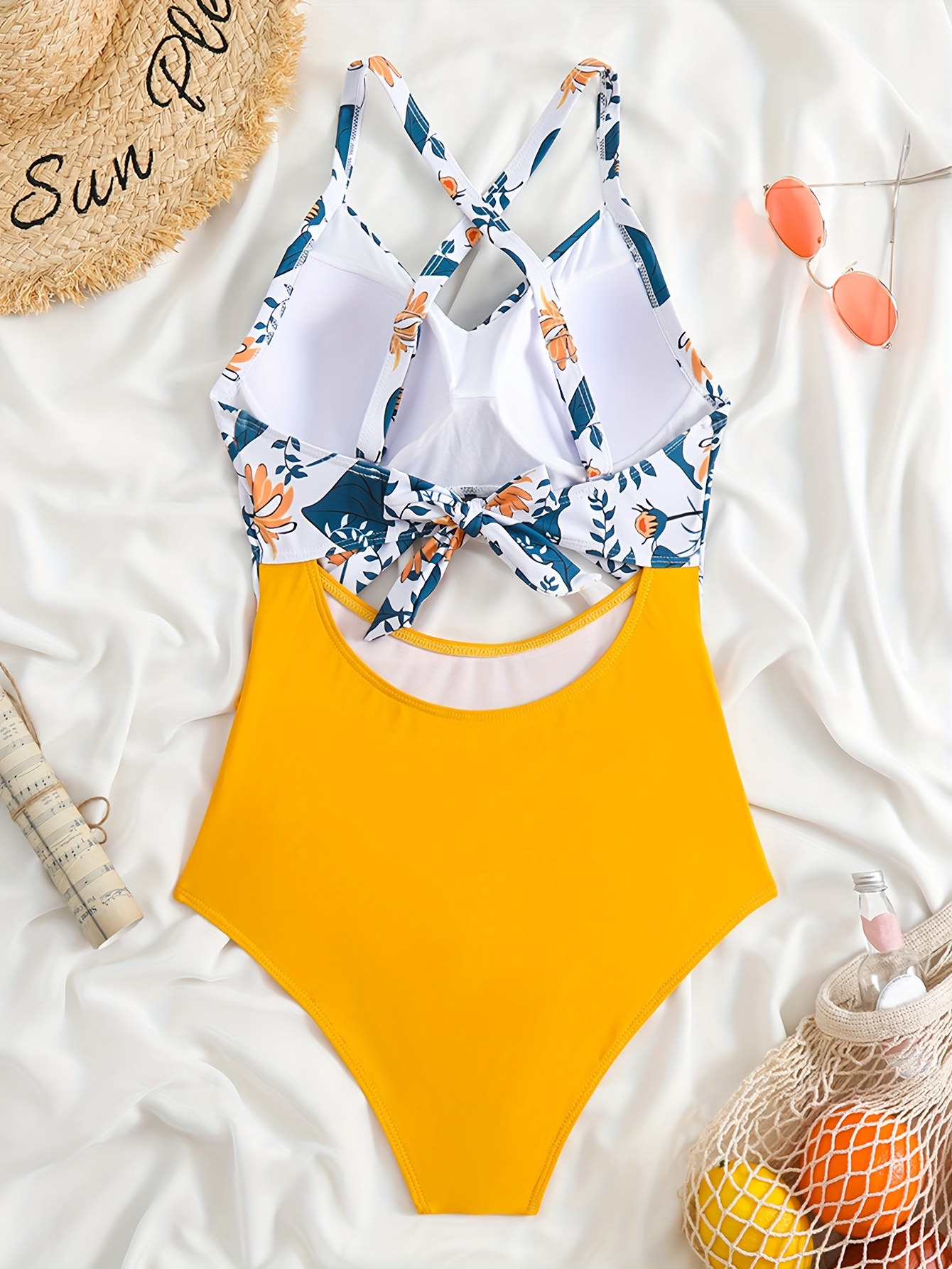 Floral Cutout One-Piece Swimsuit