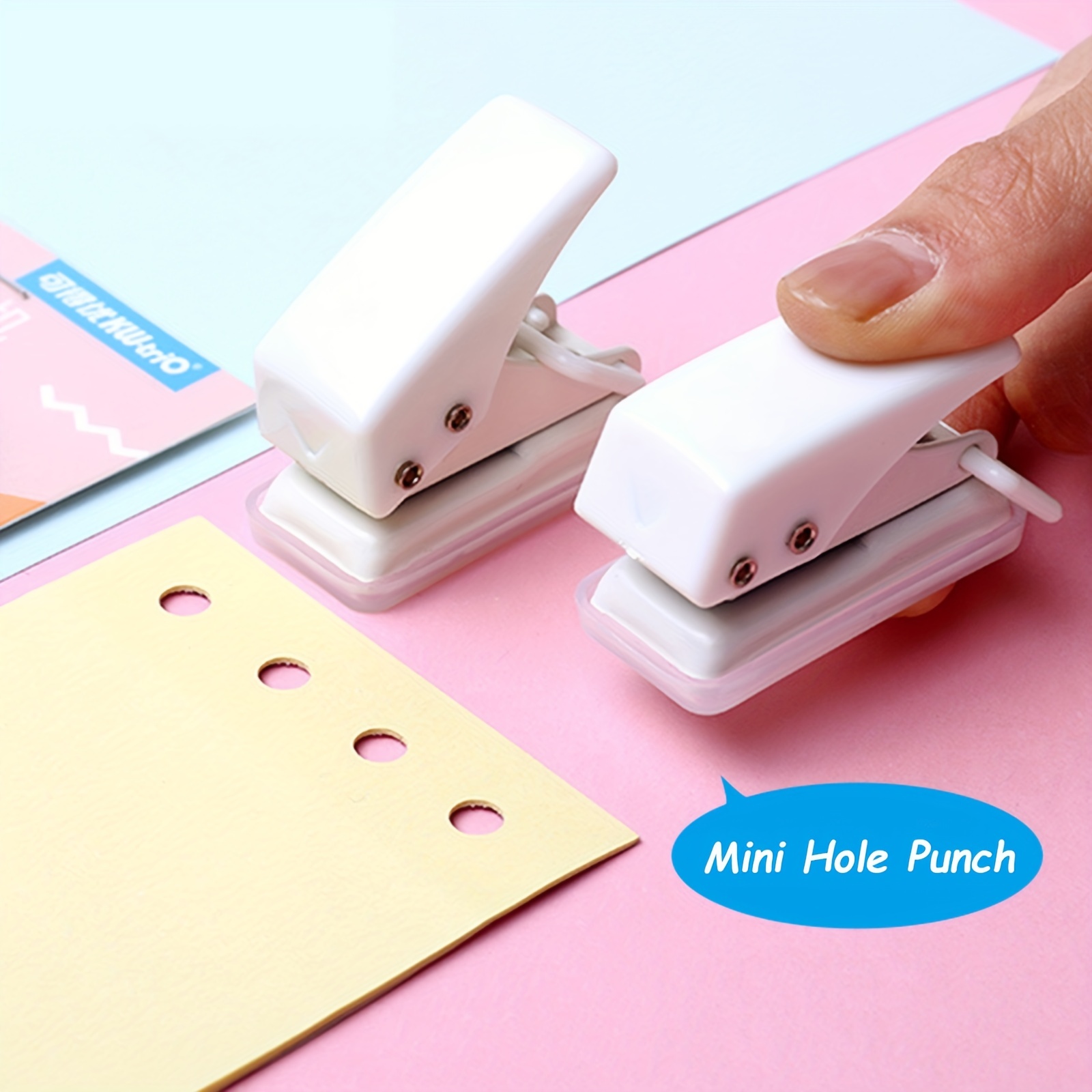 Generic 2 Pieces Handheld Hole Paper Punch, Pletpet Heart Hole Punch + Star Hole  Punch 1/