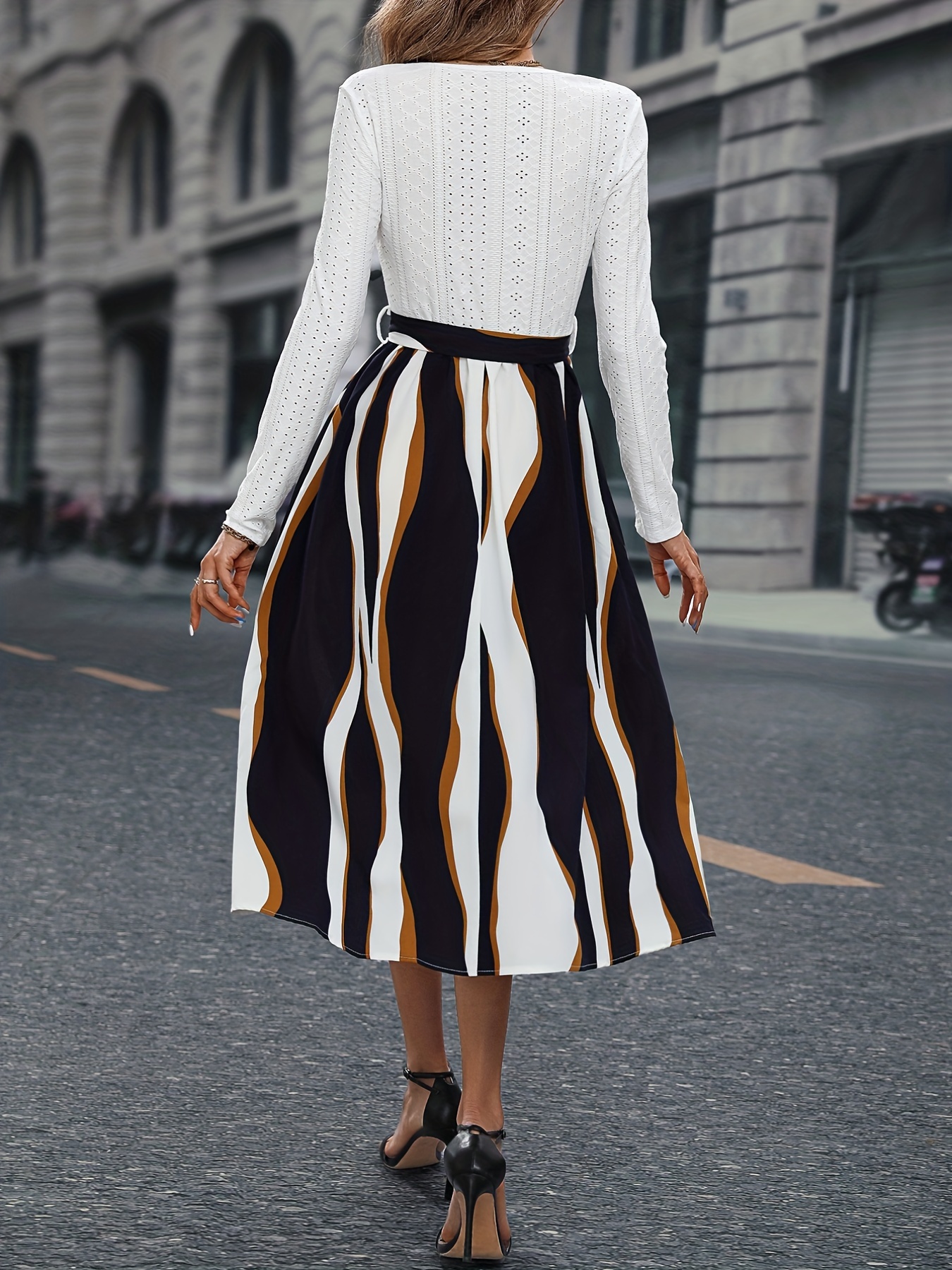 White midi clearance skirt v neck