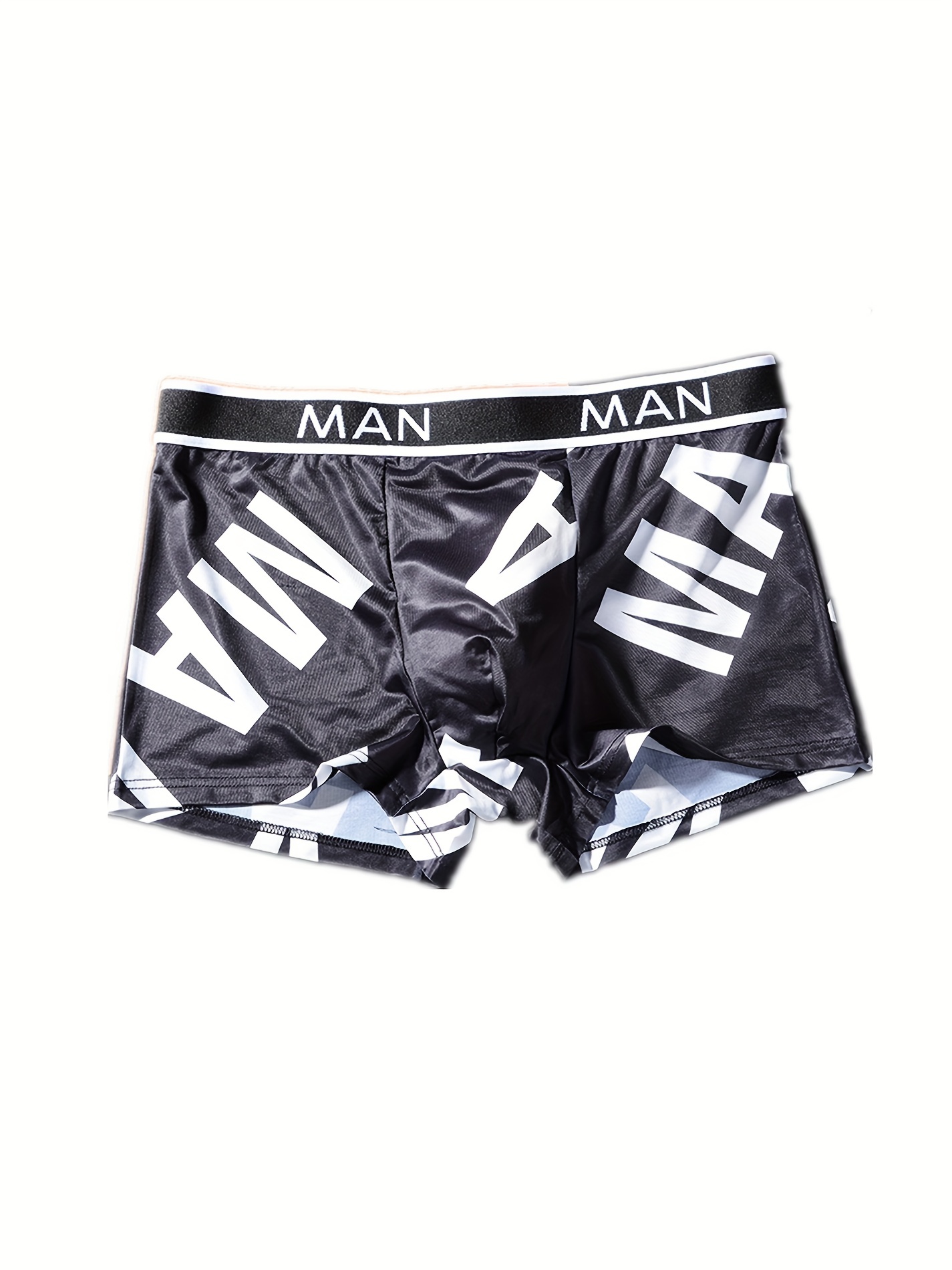 Men's Underwear Letters Print Fashion Breathable Comfy - Temu