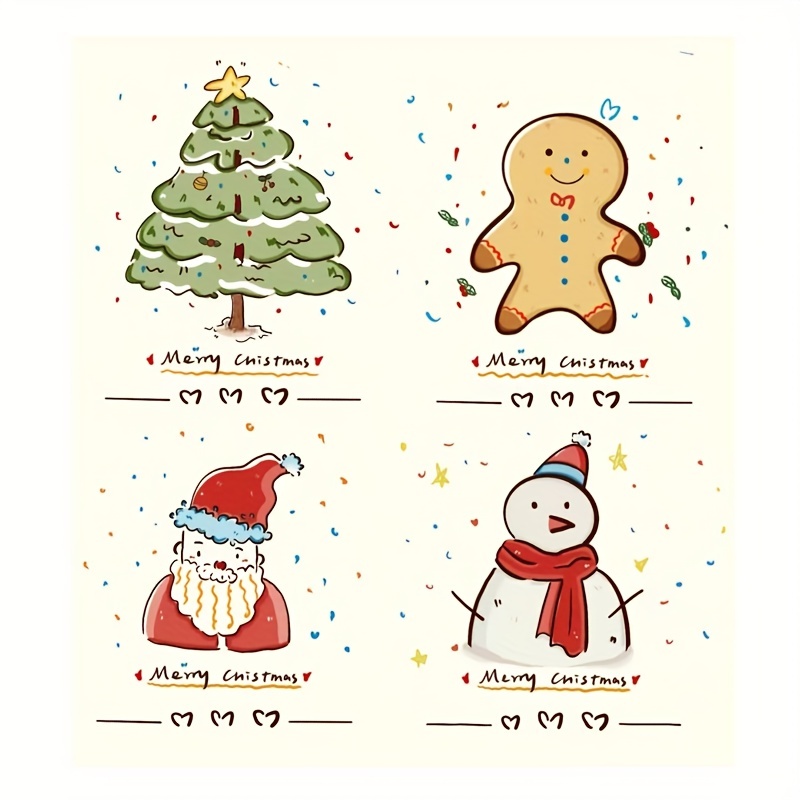 Cute Christmas Pattern Fingertip Towel Hanging Towel For - Temu