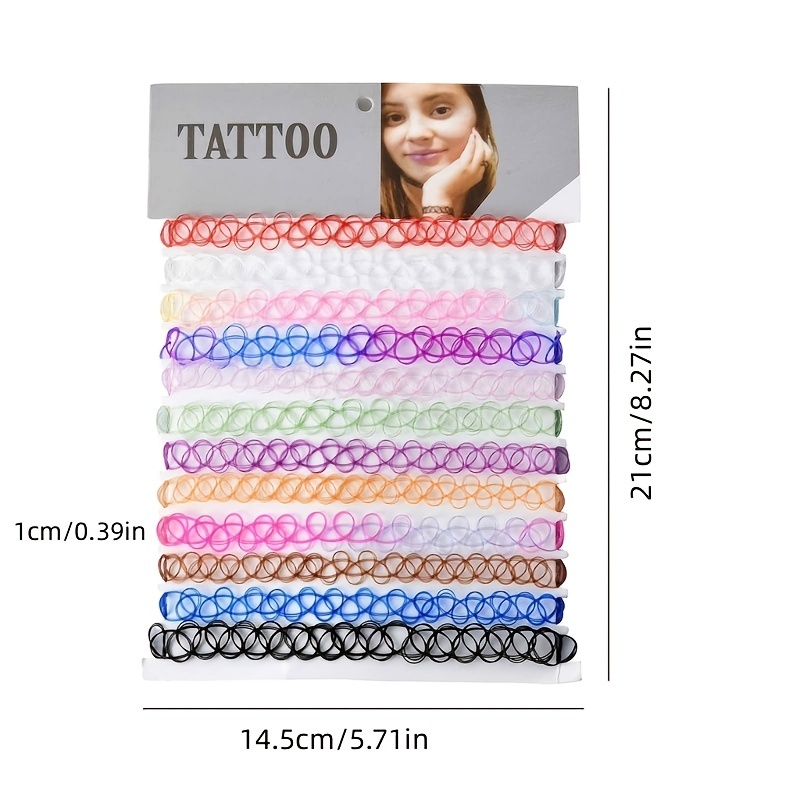 Chokers Stretch Tattoo Choker Necklace Gothic Punk Grunge Henna Elastic For  Fashion Women Drop Delivery Jewelry Necklaces P Otk6I From Lulu_baby, $1.66