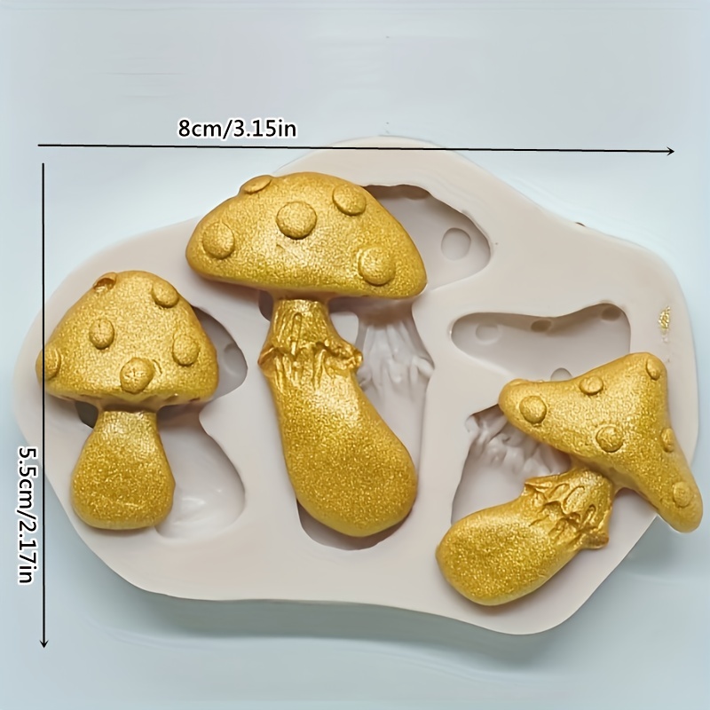  Mushroom Silicone Mold 3d For Chocolate, Candy