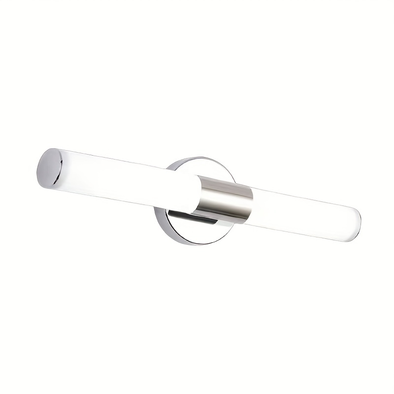 Led bathroom light store fixtures brushed nickel