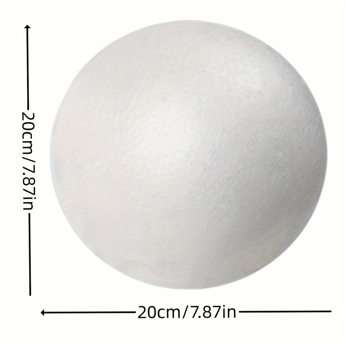 20cm Craft Styrofoam Ball DIY Foam Balls for Wedding Decoration