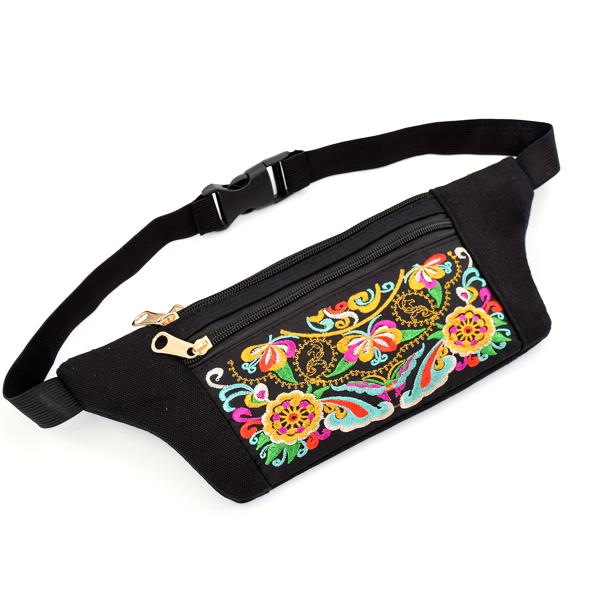 Waist Bag With Chain Strap, Women's Casual Zipper Fanny Pack, Cool Chest Bag  For Girls - Temu