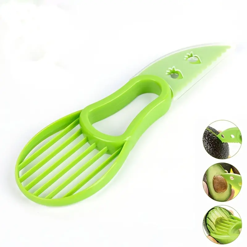 3-in-1 Avocado Slicer, Multifunctional Avocado Cutter, Fruit & Vegetable  Peeler, Kitchen Tools - Temu